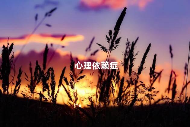 心理依赖症