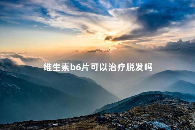 维生素b6片可以治疗脱发吗